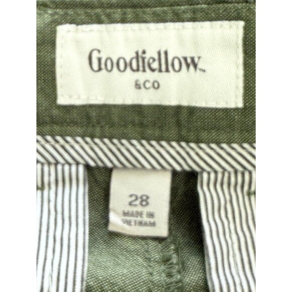 Goodfellow & Co Flat Front Linden Green Shorts 9" Inseam Men’s Size 28 NWT - Picture 4 of 7